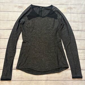LULULEMON Pace Pusher Long Sleeve Top Size 6